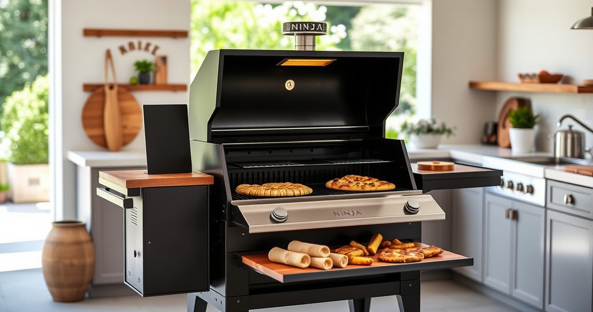 Ninja Outdoor Woodfire Pro XL Grill & Smoker: Summer BBQ Made Easy