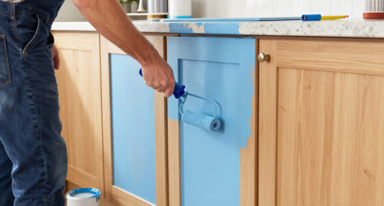 “Outdated” Oak Cabinets Got A Serene Blue Makeover For Under $2,000