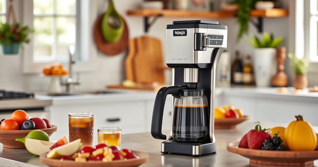 Refresh Your Summer Poolside with Ninja Hot & Iced XL Coffee Maker