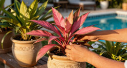 This Tropical Annual Is Always a Must-Have in My Shady Summer Containers for Colorful Blooms & Glossy Foliage