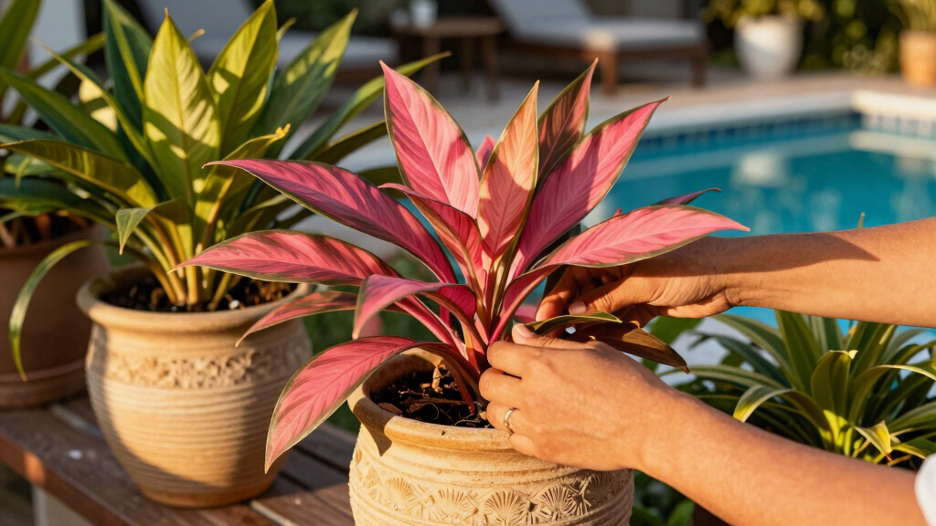 This Tropical Annual Is Always a Must-Have in My Shady Summer Containers for Colorful Blooms & Glossy Foliage