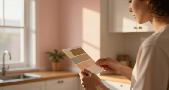 2 Paint Colors Made This Tiny Kitchen Feel Cozy Without Adding A Single Inch