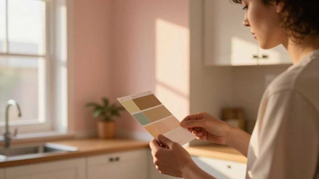 2 Paint Colors Made This Tiny Kitchen Feel Cozy Without Adding A Single Inch