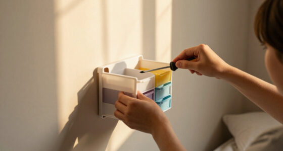 I’m Putting A Drawer Organizer On My Bedroom Wall, And It’s The Smartest Storage Trick