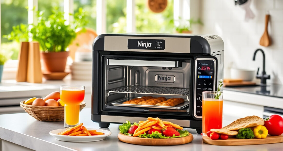 Ninja Foodi XL Pro Air Oven: The Ultimate Summer Countertop in Your Poolside Paradise