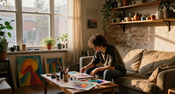 This 500-Square-Foot Studio Doubles As An Artist's Home And Workspace