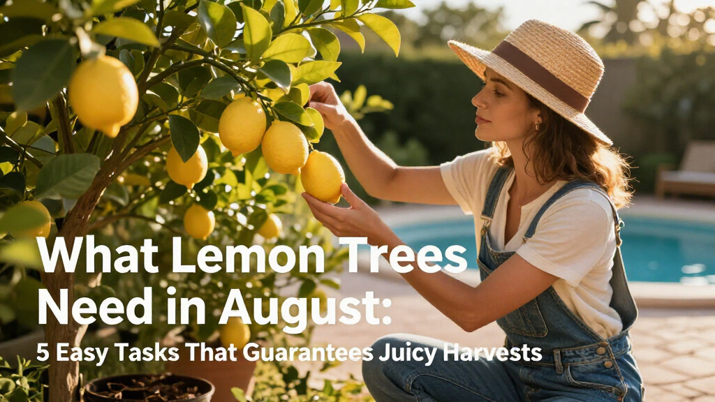 What Lemon Trees Need In August: 5 Easy Tasks That Guarantee Juicy Harvests In The Coming Months