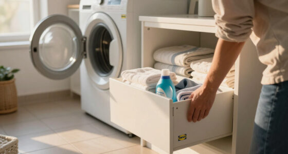A Laundry Room Was An Eyesore Until IKEA Cabinets Gave It An Organized Redo