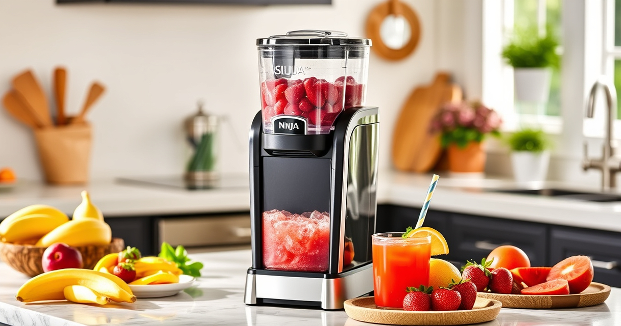 Beat the Heat with the Ninja SLUSHi Frozen Drink Maker for Pool Parties