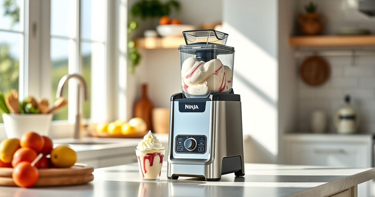 Cool Off This Summer with the Ninja NC701 CREAMi Swirl Ice Cream Maker