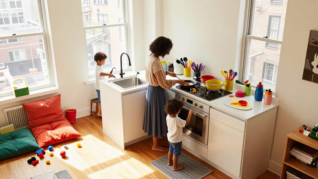 How A Family Of Four Makes 550 Square Feet Work In A Manhattan Rental