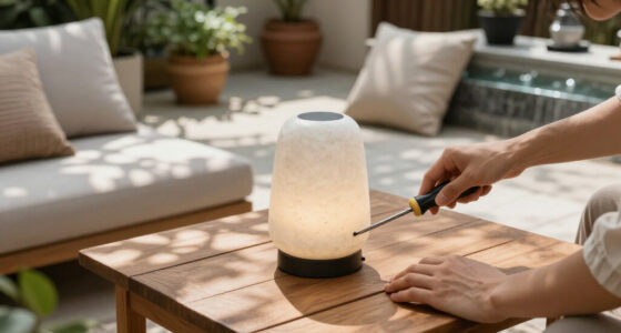 Walmart's New $25 Travertine-Look Lamp Looks Shockingly High-End
