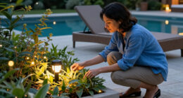 These $15 Amazon Solar Lights Look Like Fireflies Dancing Over Your Plants – The Secret To Bringing Dark Fall Pots To Life