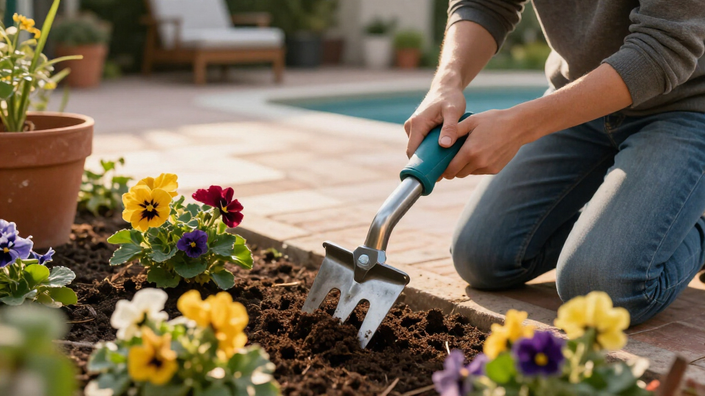 This Compact Tool Is Essential For Cleaning Up Small Flower Beds Fast – And It's Less Than $10